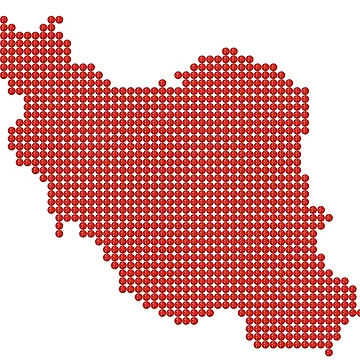 Artwork thumbnail, Iran Red Rhinestone by TheIconSmith