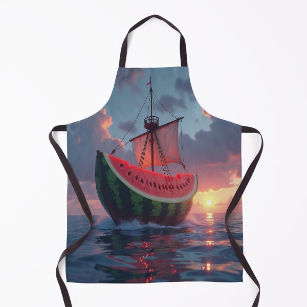 Item preview, Watermelon Dreams – Sailboat meets fruit fantasy in the sunset designed and sold by FotoworldEdel.