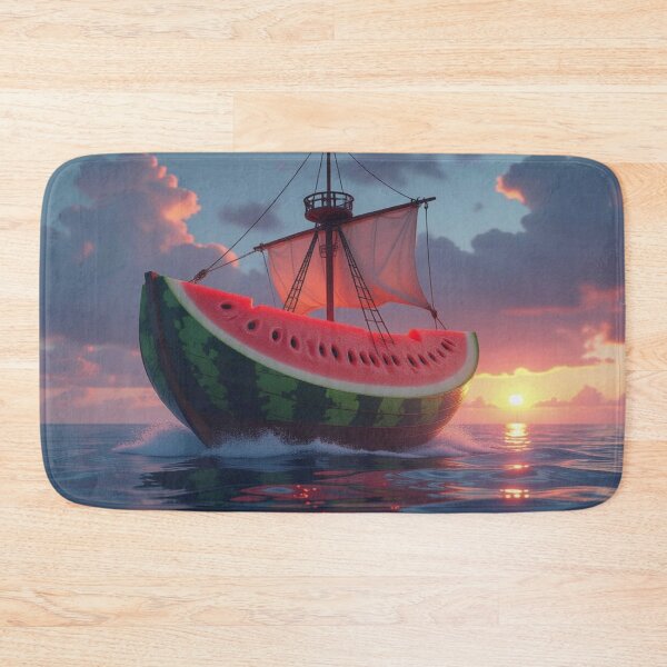 Item preview, Watermelon Dreams – Sailboat meets fruit fantasy in the sunset designed and sold by FotoworldEdel.