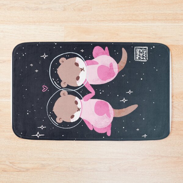Item preview, Space Otters designed and sold by Maike Vierkant - Connecting the Cute and the Nerdy.