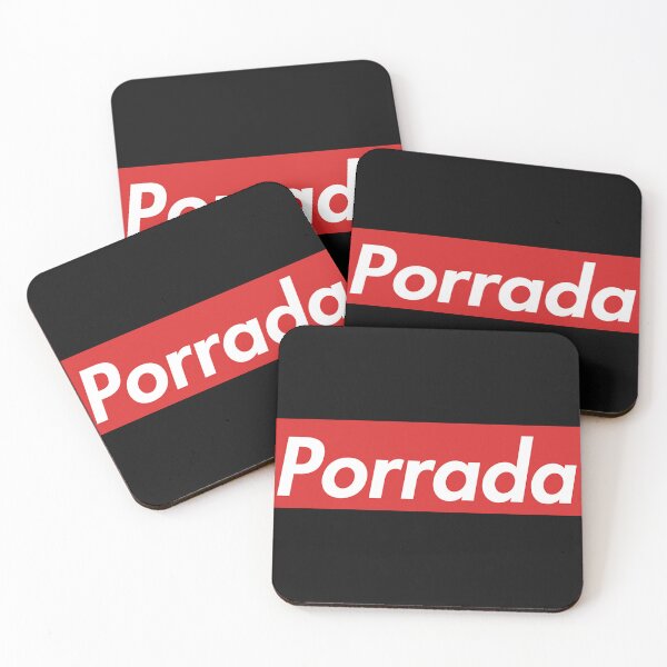 Item preview, Porrada Capitalised White On Red designed and sold by TiffanySouppa0.