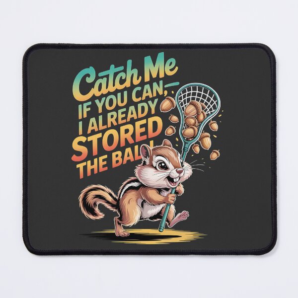 Item preview, chipmunk sports - funny chipmunk - chipmunk lover - chipmunk lacrosse - sarcastic sports - chipmunk workout - chipmunk tennis - chipmunk - quirky chipmunk - nut lover designed and sold by JansenGS.