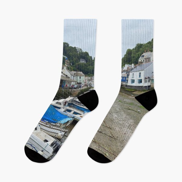 Item preview, Polperro Harbour designed and sold by Graz-Photos.