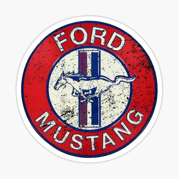 Ford Mustang Auto Sticker