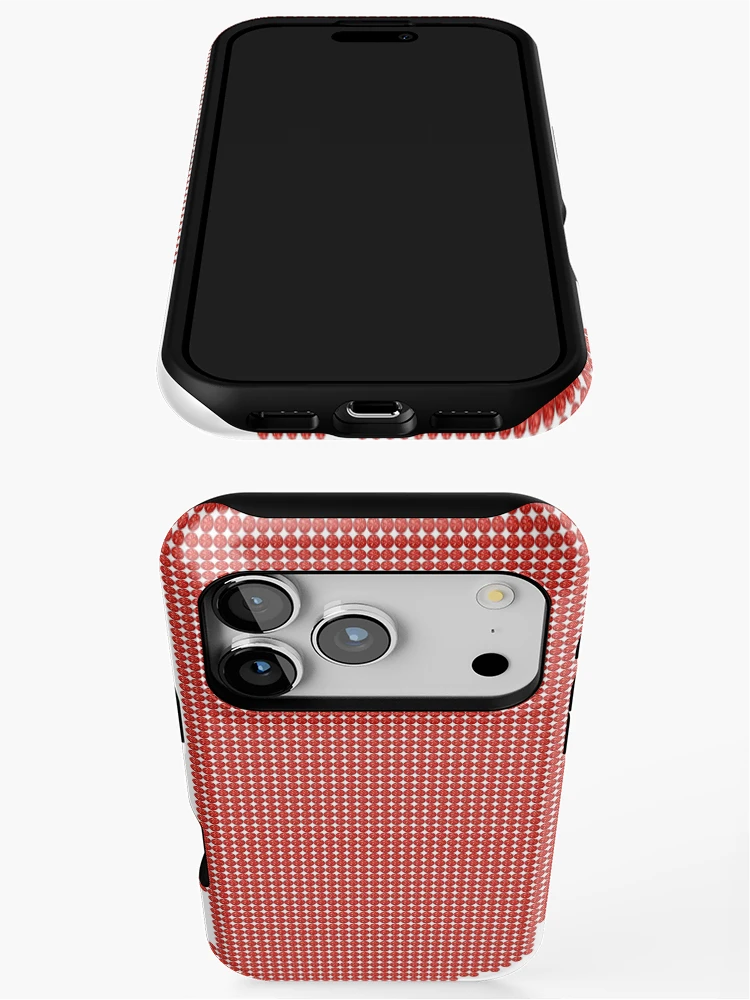 Thumbnail 3 of 4, iPhone Case, Indiana Red Rhinestone designed and sold by TheIconSmith.