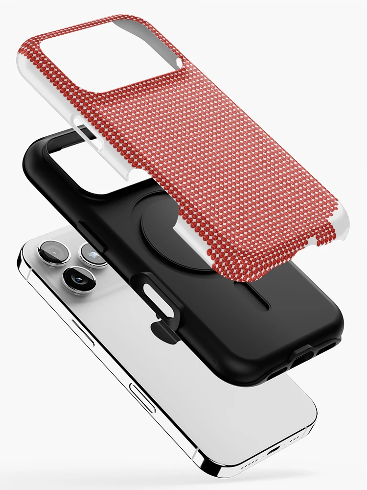 Thumbnail 2 of 4, iPhone Case, Indiana Red Rhinestone designed and sold by TheIconSmith.