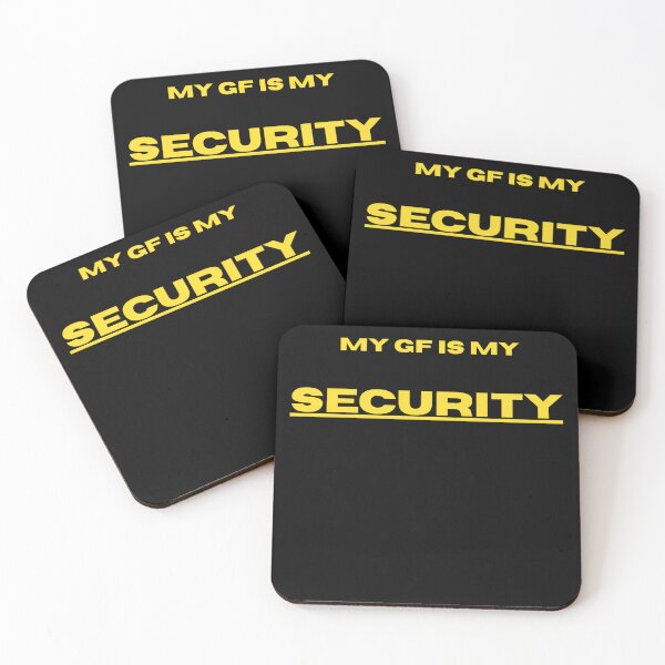 Item preview, My GF is my security funny quote hacker designed and sold by GeroZi.