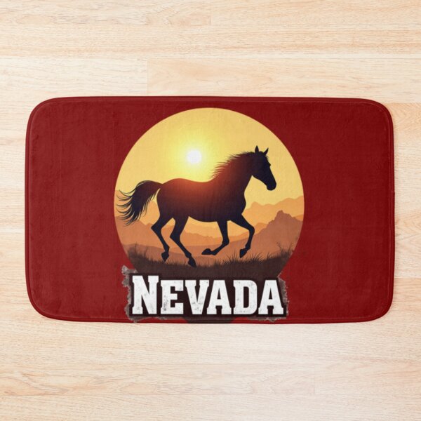 Item preview, Nevada Wild Horse – Desert Sunset Adventure Design designed and sold by TheRamesCo.