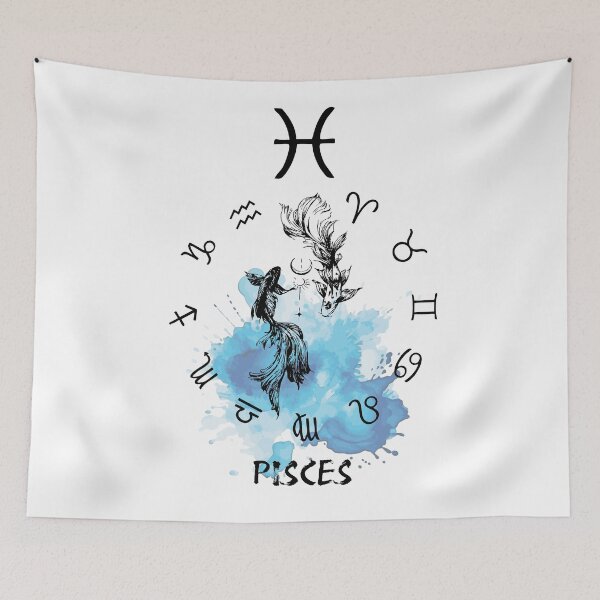 Item preview, Pisces Aura Horoscope Art designed and sold by Hori4on.