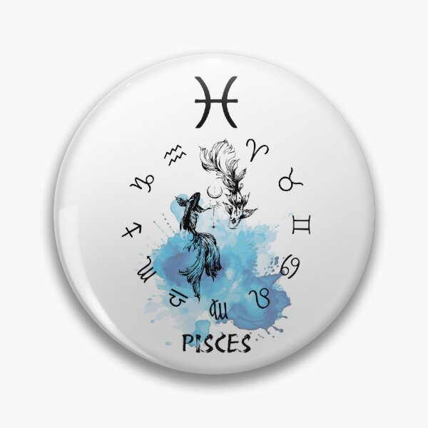 Artikelvorschau, Pisces Aura Horoscope Art entworfen und verkauft von Hori4on.