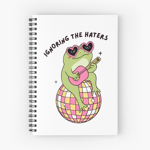 Item preview, Ignoring the haters | Silly frog designed and sold by PrintyRelatable.