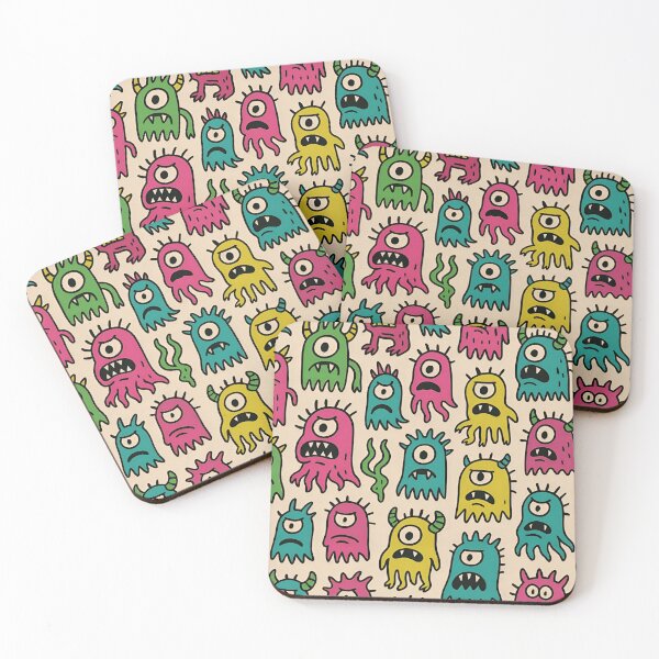 Item preview, Colorful Weird Monster Pattern designed and sold by BloomOfDesign.