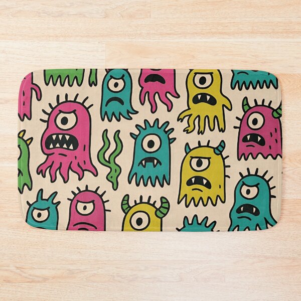 Item preview, Colorful Weird Monster Pattern designed and sold by BloomOfDesign.