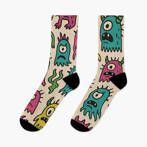 Item preview, Colorful Weird Monster Pattern designed and sold by BloomOfDesign.