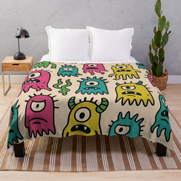 Item preview, Colorful Weird Monster Pattern designed and sold by BloomOfDesign.