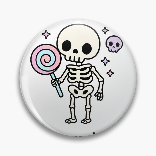 Item preview, Cute skeleton with lolipop halloween  designed and sold by Imaginationbeyond.