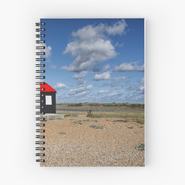 Item preview, Red Roofed Hut on the shingle at Rye Nature Reserve in East Sussex UK designed and sold by John Gilham - Landscape Photography.