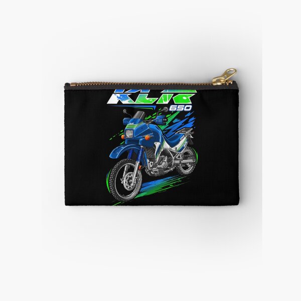 Item preview, Kawasaki KLR650 1989-1990 (Blue White Green) for Motorcycle Riders designed and sold by MotoApparelHub.