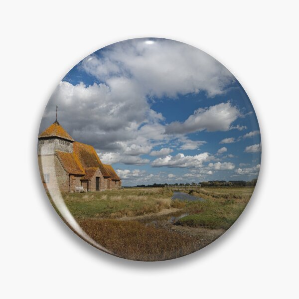Item preview, St Thomas Becket Church on the marsh at Fairfield in Kent England UK designed and sold by John Gilham - Landscape Photography.