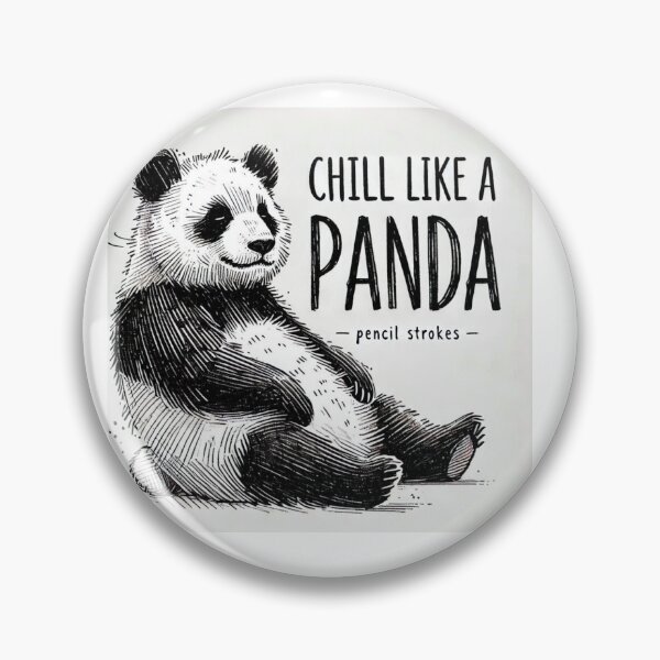 Item preview, Lazy Panda Vibes – Cute Relaxing Bear Illustration designed and sold by trend-forge.