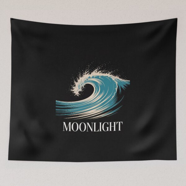 Item preview, Moonlight Minimalist Fan Art Poster designed and sold by Enea Kelo.