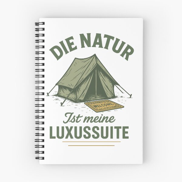 Item preview, Nature Is My Luxury Suite Camping Design designed and sold by LuminOrb.