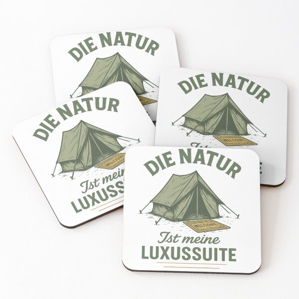 Item preview, Nature Is My Luxury Suite Camping Design designed and sold by LuminOrb.
