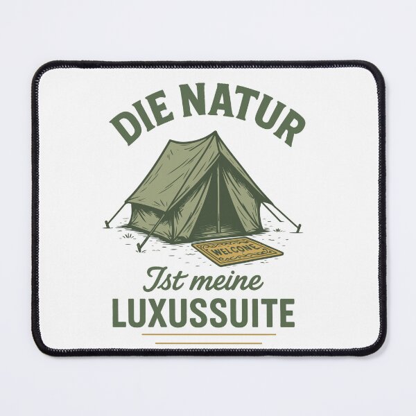 Item preview, Nature Is My Luxury Suite Camping Design designed and sold by LuminOrb.