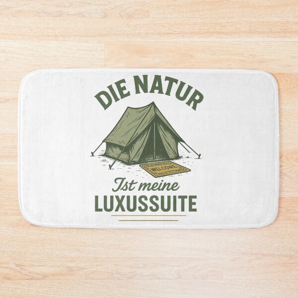 Item preview, Nature Is My Luxury Suite Camping Design designed and sold by LuminOrb.