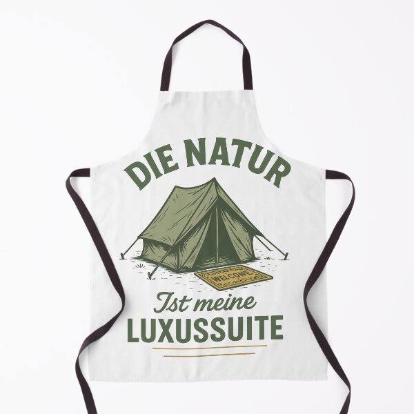 Item preview, Nature Is My Luxury Suite Camping Design designed and sold by LuminOrb.