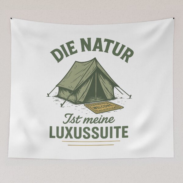Item preview, Nature Is My Luxury Suite Camping Design designed and sold by LuminOrb.