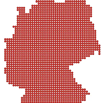 Artwork thumbnail, Germany Red Rhinestone by TheIconSmith