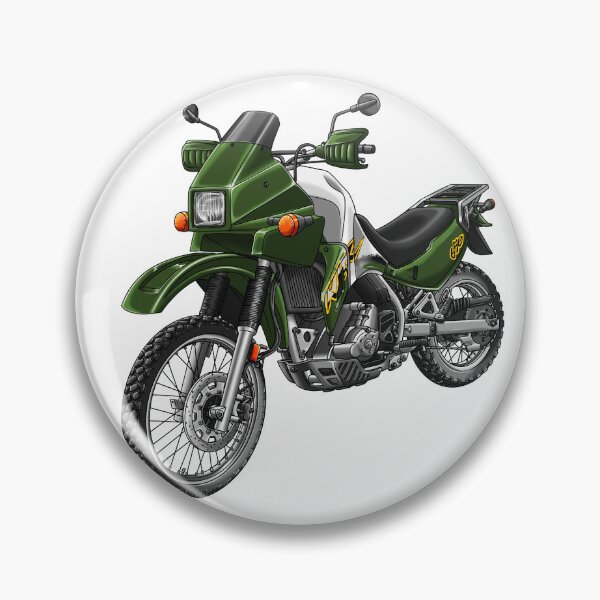 Item preview, Kawasaki KLR650 2001 (Olive Green) for Motorcycle Riders designed and sold by MotoApparelHub.