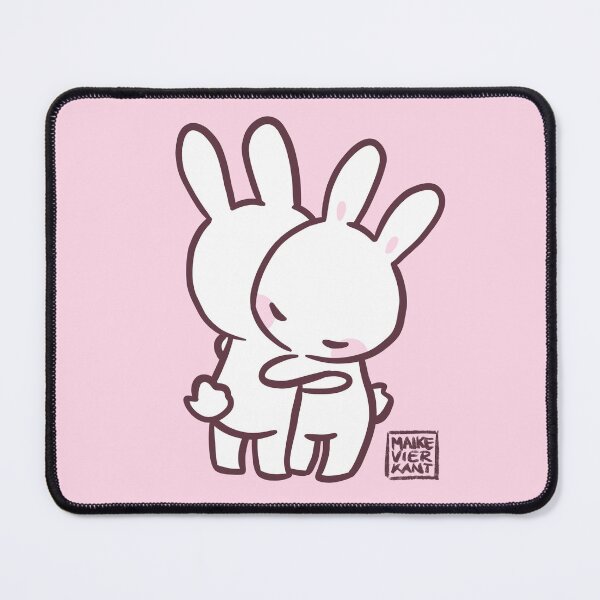 Item preview, Hugging Bunnies  designed and sold by Maike Vierkant - Connecting the Cute and the Nerdy.