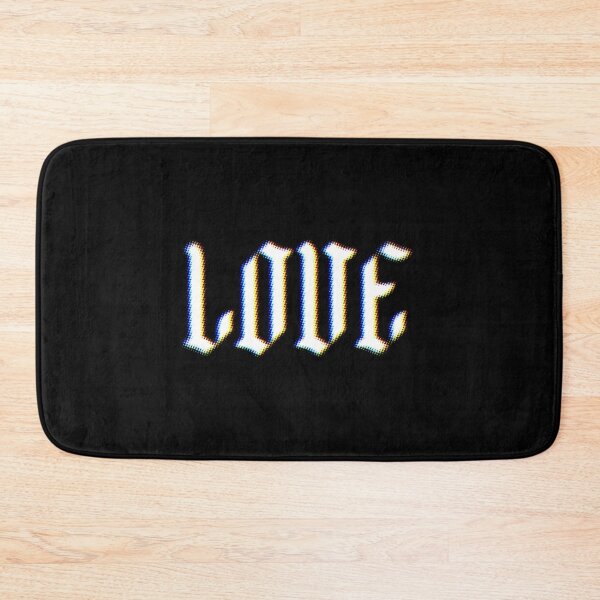 Item preview, Love Typography Design | Blackletter with Color Halftone & 3D Anaglyph Effect designed and sold by pinimgart.