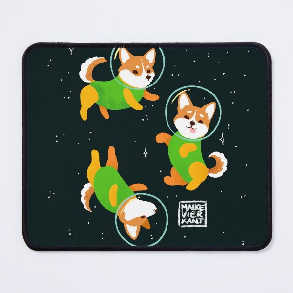 Item preview, Space Dogs: Corgies designed and sold by Maike Vierkant - Connecting the Cute and the Nerdy.