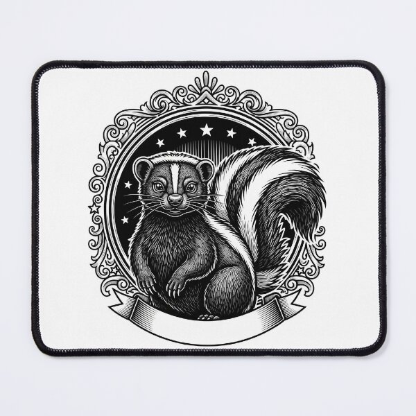 Item preview, Vintage Skunk Whisperer Badge - Retro Wildlife Art Classic Sticker designed and sold by Selvadesigns.