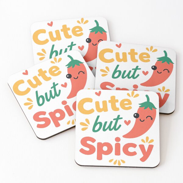 Item preview, Cute But Spicy Funny Chili Pepper Quote Design designed and sold by ArtfulWeave.