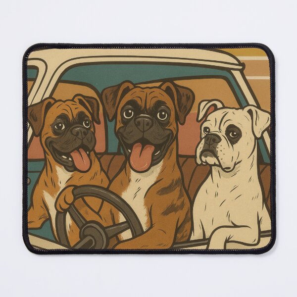 Item preview, Retro Boxers Pizza Run Poster designed and sold by Flying Doggo.