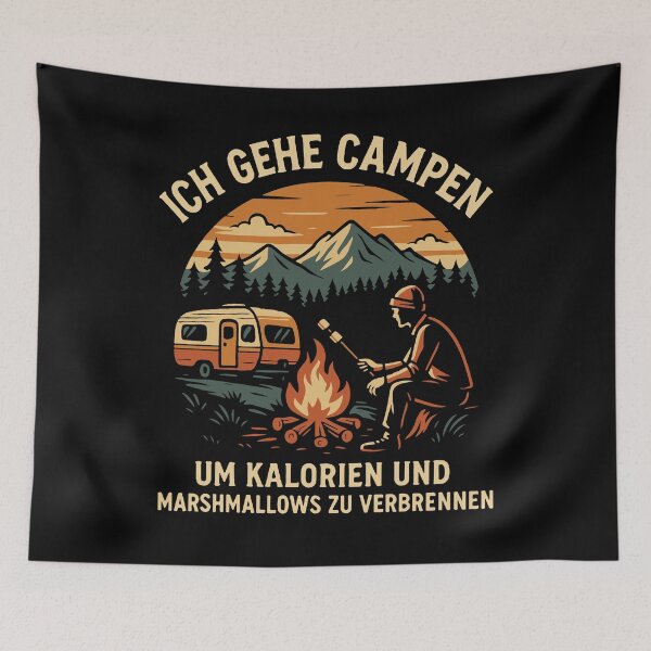 Item preview, I'm Going Camping Calories and Marshmallows designed and sold by LuminOrb.