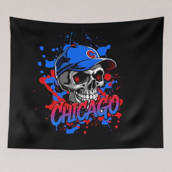 Item preview, Chicago Cubs Skull designed and sold by kot-kot.