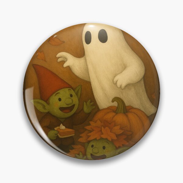 Item preview, Fall Themed Pic, Ghost and Goblins designed and sold by Hammshandyhands.