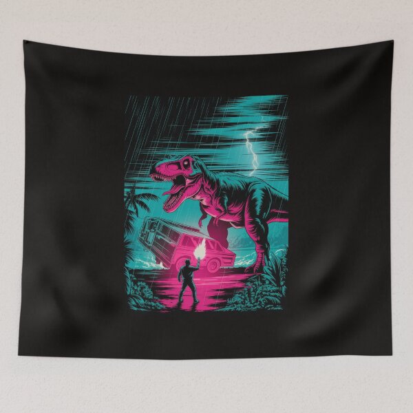 Item preview, Jurassic Park Minimalist Fan Art Poster designed and sold by Enea Kelo.