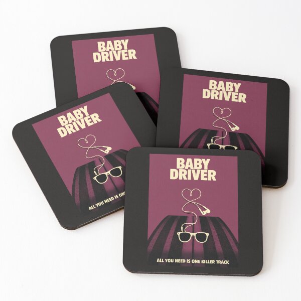 Item preview, Baby Driver Minimalist Fan Art Poster designed and sold by Enea Kelo.