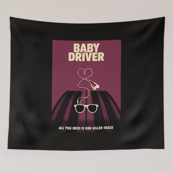 Item preview, Baby Driver Minimalist Fan Art Poster designed and sold by Enea Kelo.
