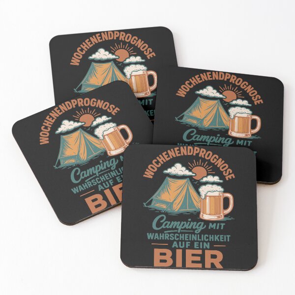 Item preview, Weekend forecast Camping With Beer designed and sold by LuminOrb.