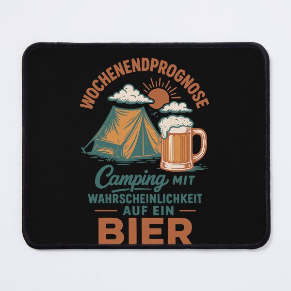 Item preview, Weekend forecast Camping With Beer designed and sold by LuminOrb.