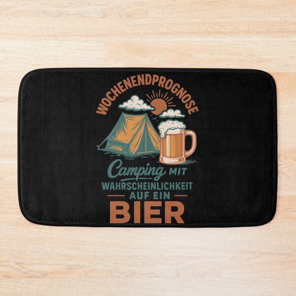 Item preview, Weekend forecast Camping With Beer designed and sold by LuminOrb.