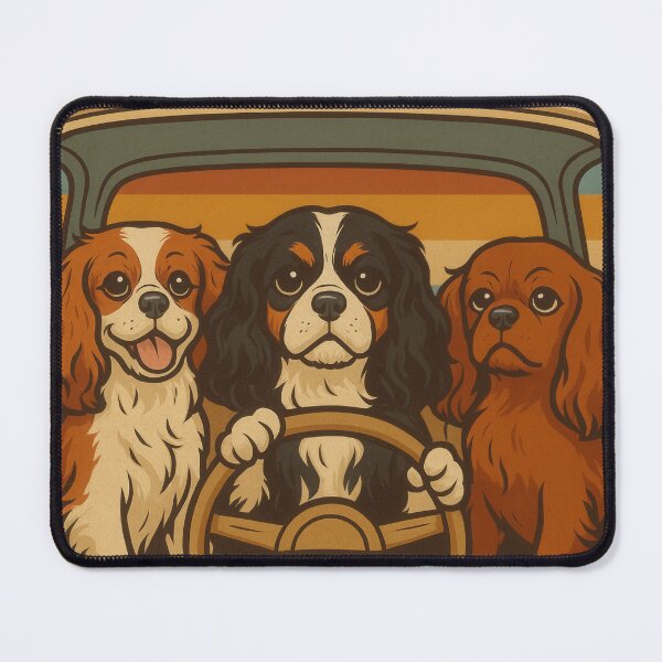 Item preview, Retro Cavaliers Waffle Run Poster designed and sold by Flying Doggo.