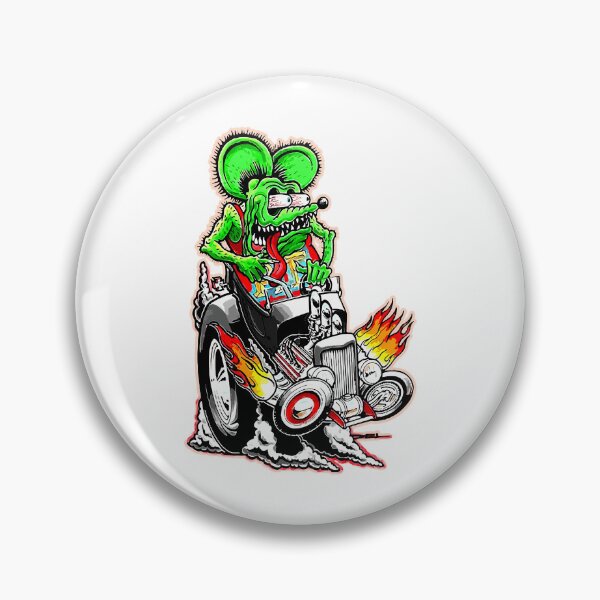 Item preview, Cartoon Vintage Rat Rod Groovy Hot Monster designed and sold by Kurt-Gigantic.